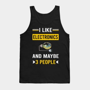 3 People Electronics Tank Top